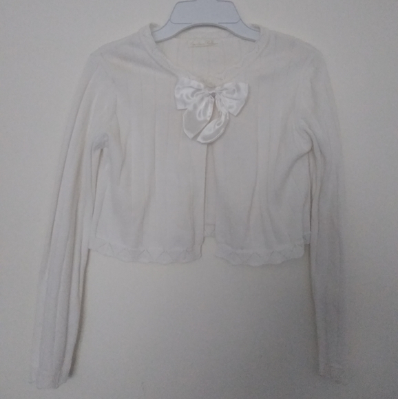 Girls sweater / Bolero / Cardigan jacket - Picture 2 of 3